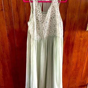 Sundance sheer dress, 100% silk, size X-LARGE